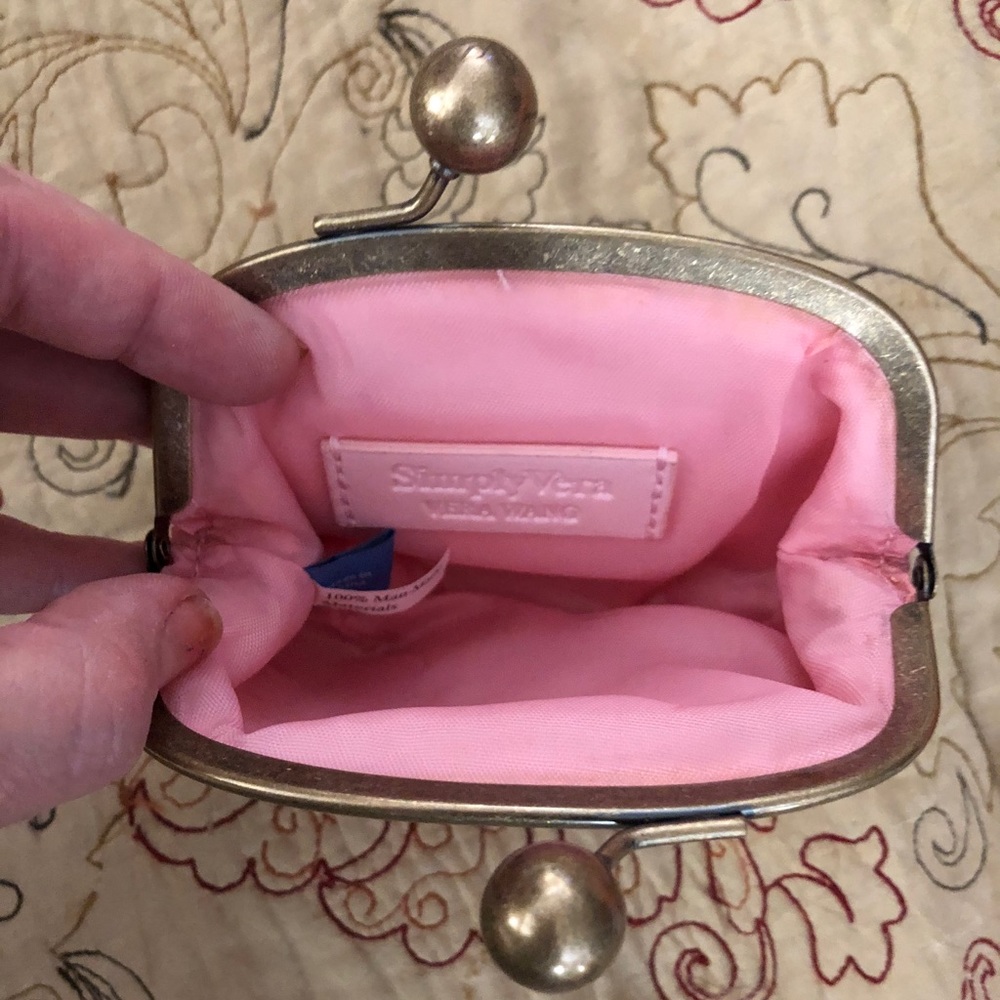 Vera Wang Pink Sequin Mini Clutch - Picture 4 of 8